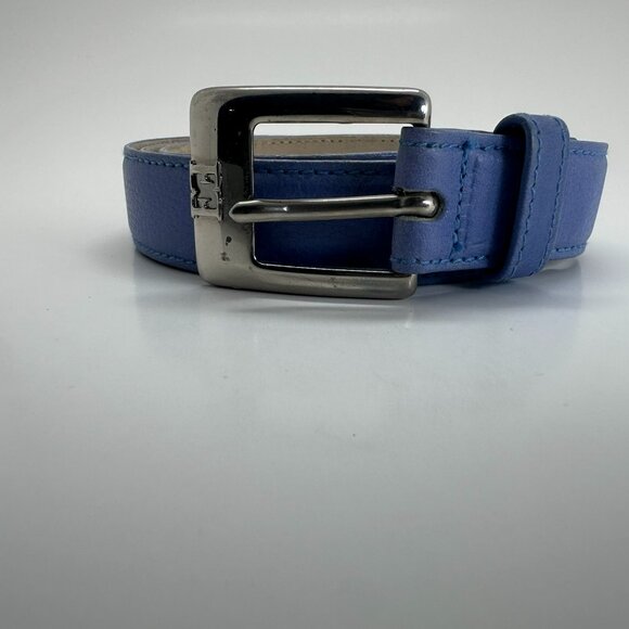 Escada Belt Purple Violet Made in Italy 38.5" - Picture 3 of 3